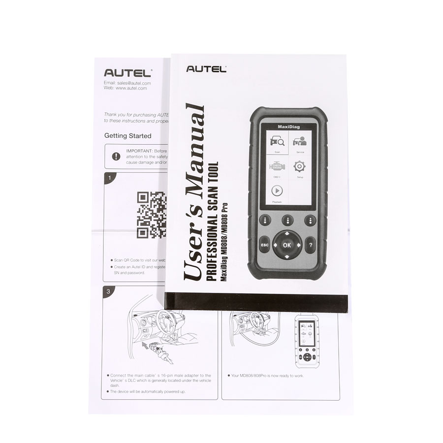 Autel MaxiDiag MD808 Pro All Modules Scanner Code Reader (MD802 ALL+MaxicheckPro) Update Online Free Lifetime