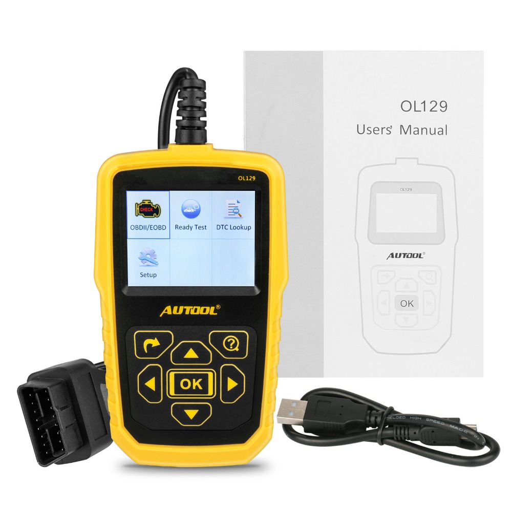 AUTOOL OL129 Battery Monitor And OBD/EOBD Code Reader OL129 Auto Engine Diagnostic Tool