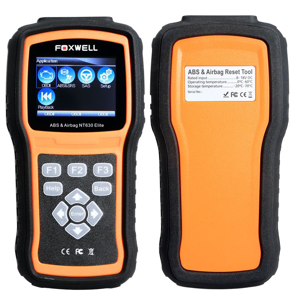Foxwell NT630 Elite ABS and Airbag Reset Tool with SAS Function Send NT650 Elite Instead