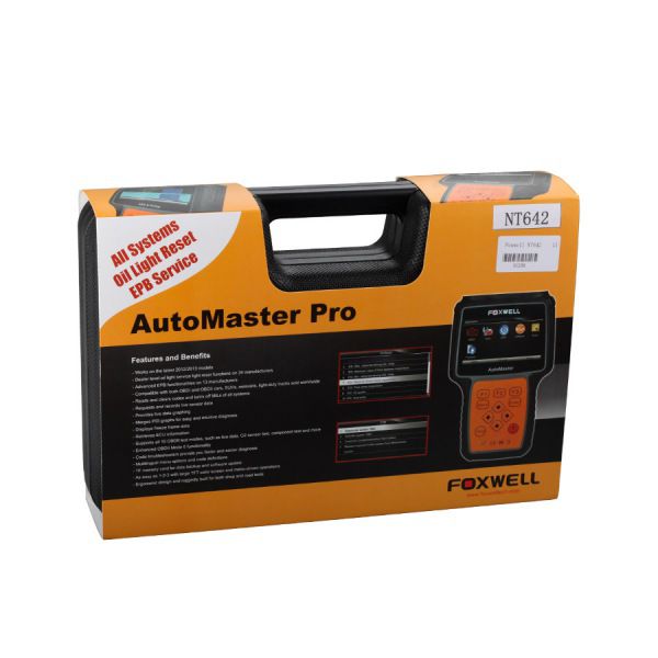 Foxwell NT642 AutoMaster Pro European-Makes All System+ EPB+ Oil Service Scanner