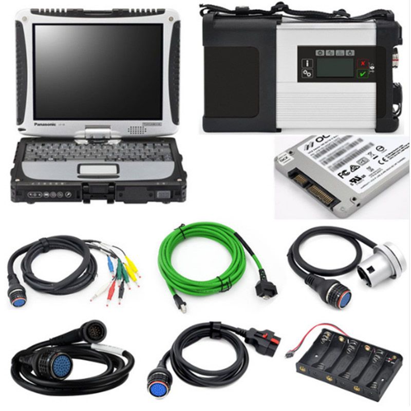 Best Full Chip MB STAR C5 with 2021.06V Software SSD with Toughbook CF19 Diagnostic PC for MB SD C5 Full Set Ready To Use