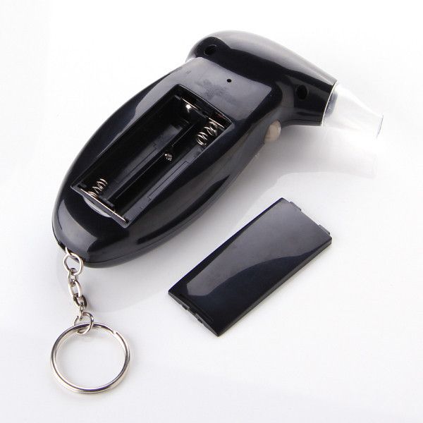 Professional safety LED display blowing Alcohol Tester Drunk driving test Portable alcohol detector Keychain sobriety tester