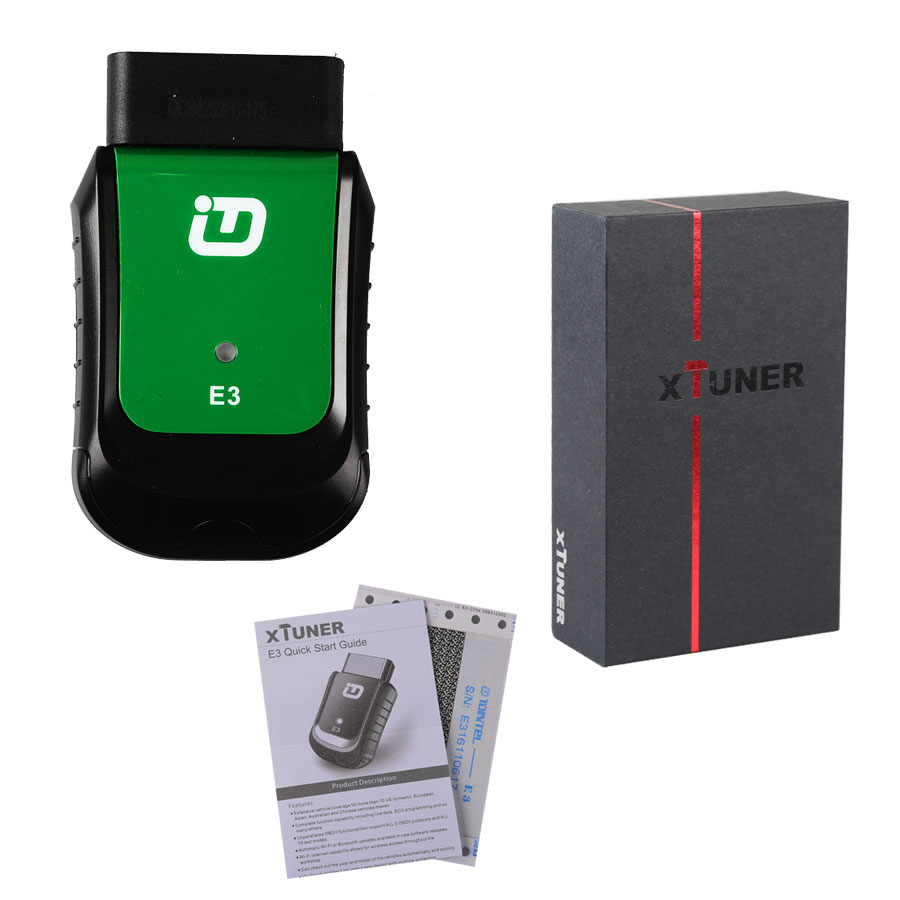 New XTUNER E3 WINDOWS 10 Wireless OBDII Diagnostic Tool Pefect Replacement For VPECKER Easydiag
