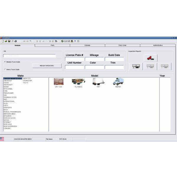 2014 Version Mitchell Heavy And Medium Truck Estimator System