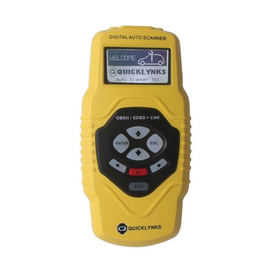 CAN OBD2/EOBD Code Scanner T61 Multilingual and Updatable