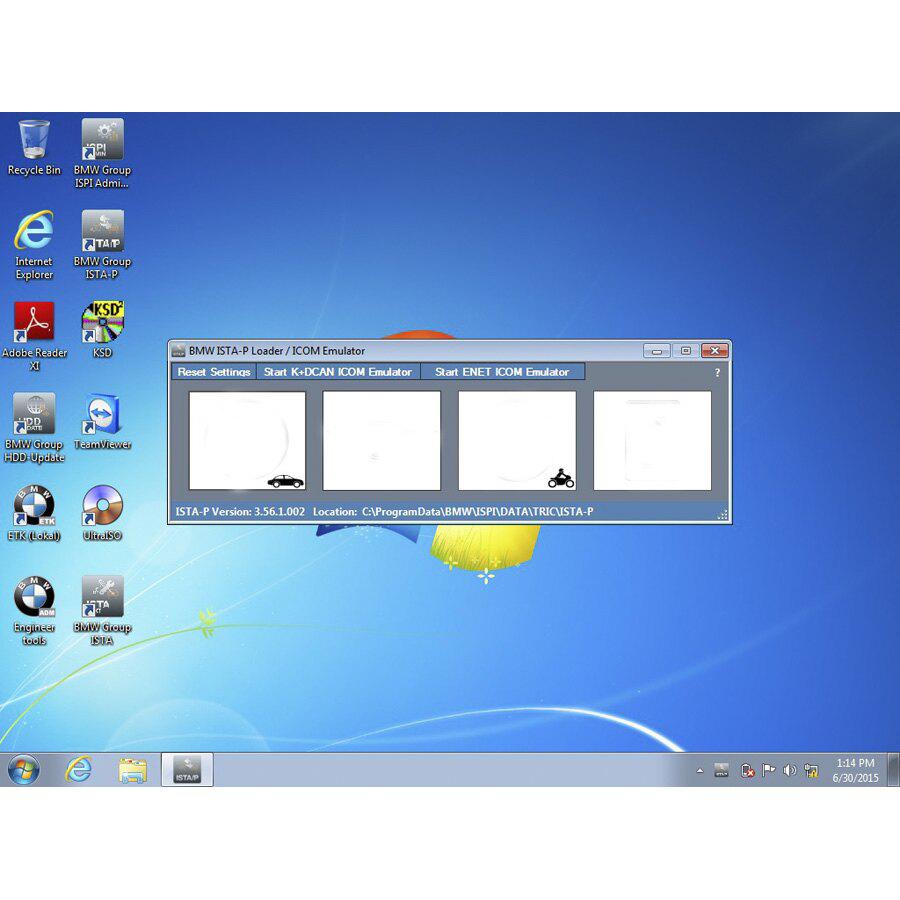 Cheap 2015.8 Windows7 BMW ICOM ISTA-D 3.50.10 ISTA-P 3.56.1.002 Software HDD with Engineers Programming