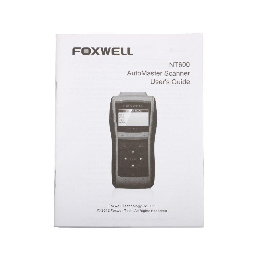 Foxwell NT600 Engine Airbag ABS SRS Reset Scan Tool for Cars/SUVs/minivans