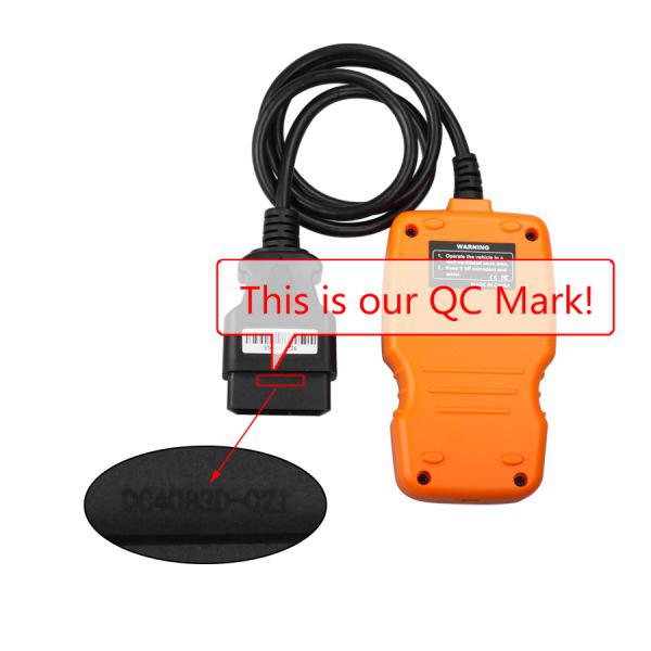 AUTOPHIX OM123 OBD2 EOBD CAN Hand-held Engine Code Reader (Orange Color)