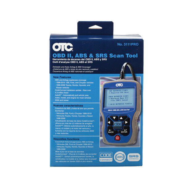 OTC OBDII CAN ABS Airbag (SRS) 3111 Scan Tool OBD2 EOBD Code Reader