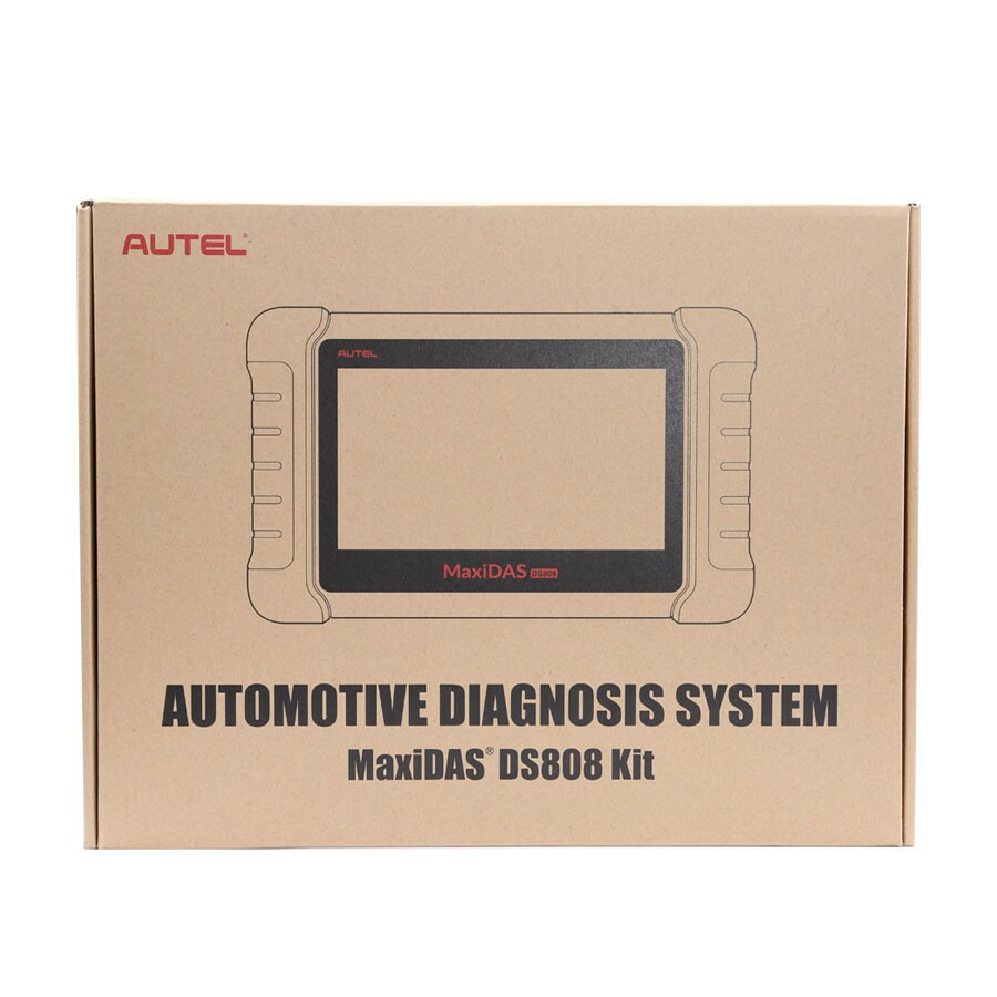 AUTEL MaxiDAS DS808 KIT Tablet Diagnostic Tool Full Set Support Injector & Key Coding Update Online