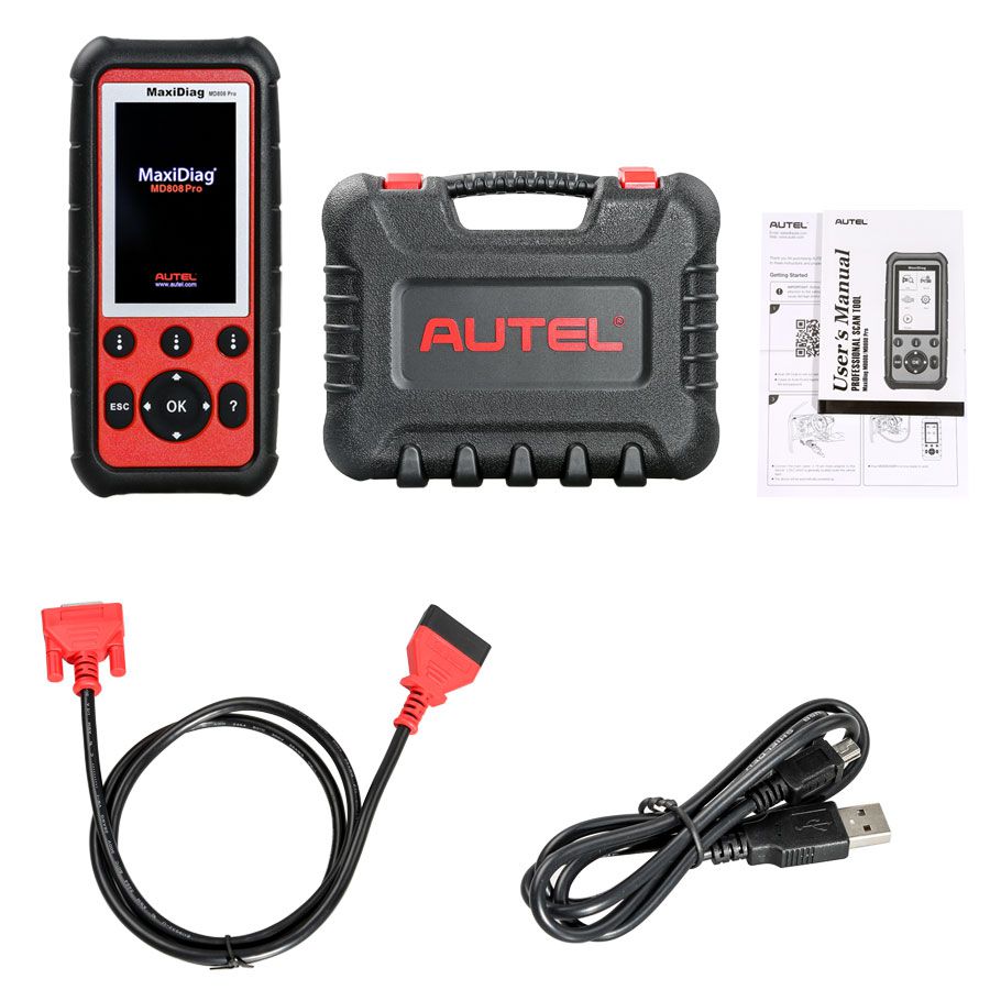 UK Ship Autel MaxiDiag MD808 Pro All Modules Scanner Code Reader (MD802 ALL+MaxicheckPro) Free Update Online