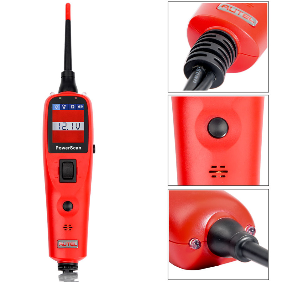 Autel PowerScan PS100 Electrical System Diagnostic Tool Highly Reliable Circuit Tester Power Injection Test Leads