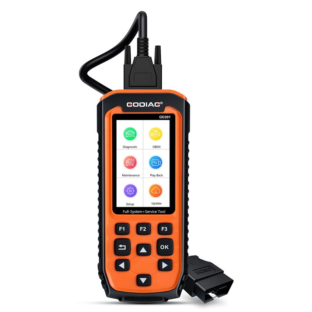 GODIAG GD201 Professional Full System Diagnostic Tool OBDII Scanner for All-makes  with 29 Service Reset Functions