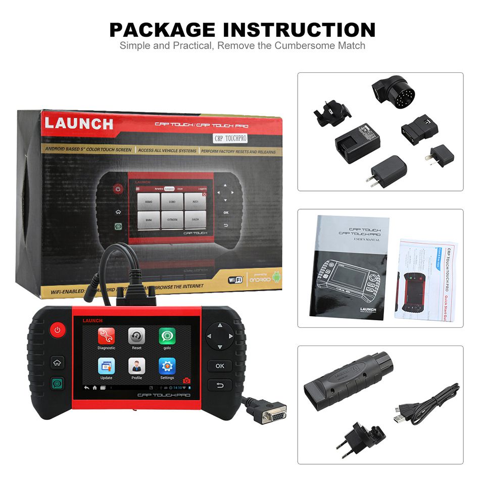 package of Launch CRP Touch /Touch Pro