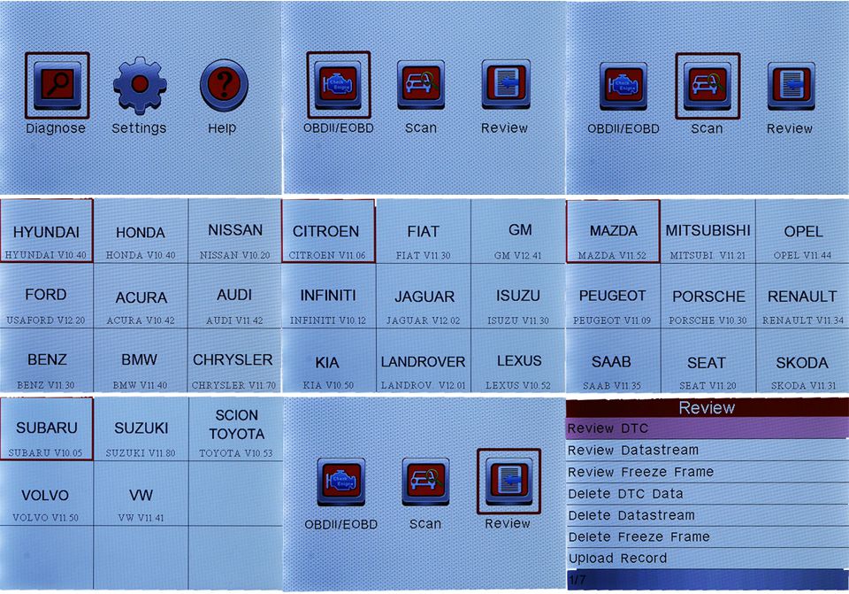 Launch X431 Creader VII+ (CRP123) Multi-Language Diagnostic Instrument