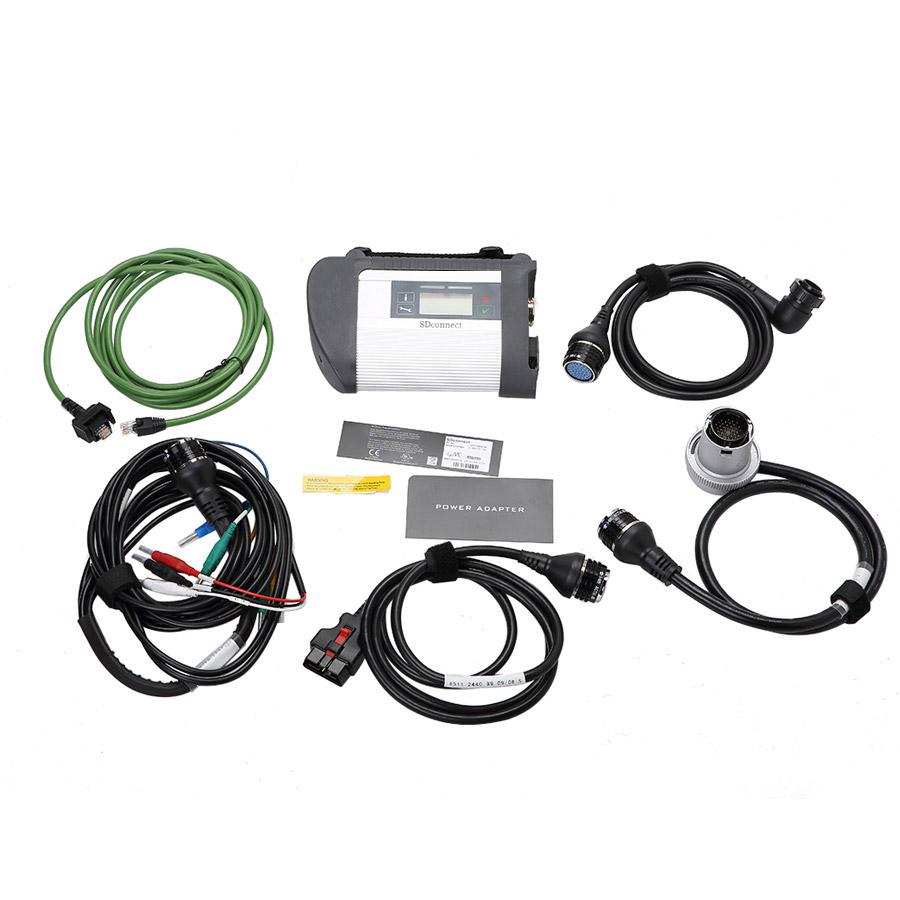 MB SD Connect Compact 4 2016.7 Star Diagnosis  for Cars and Trucks with WIFI and External HDD Support Win 8