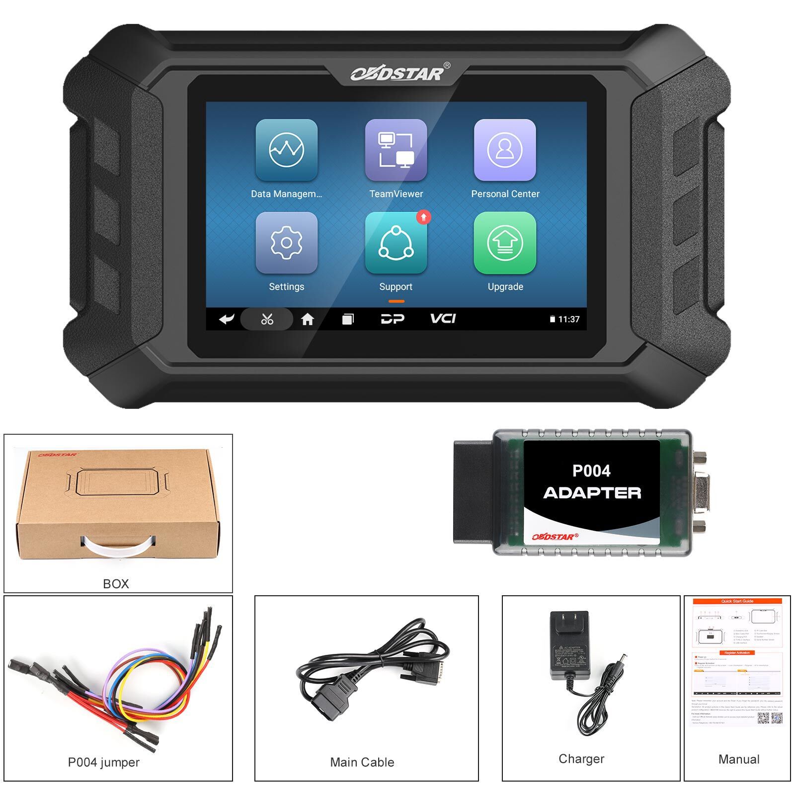 OBDSTAR P50 V30.43 Airbag Reset Intelligent Airbag Reset Tool Covers 58 Brands and Over 7600 ECU Part No. Free Update Online
