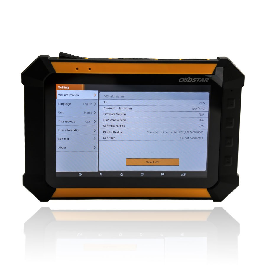 OBDSTAR X300 DP X-300DP PAD Tablet Key Programmer Full Configuration