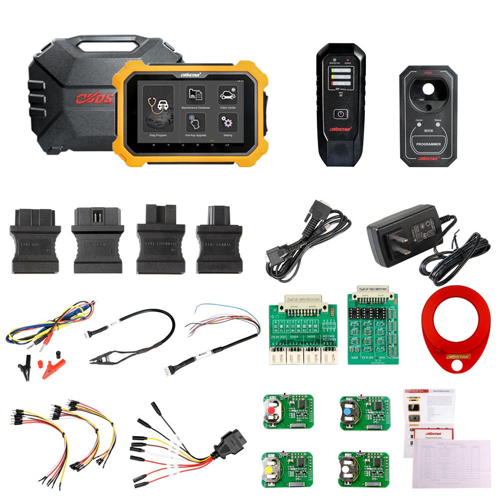 OBDSTAR X300 DP Plus X300 PAD2 C Package Full Version Support ECU Programming and Toyota Smart Key Get Free FCA 12+8/Renault Adapter
