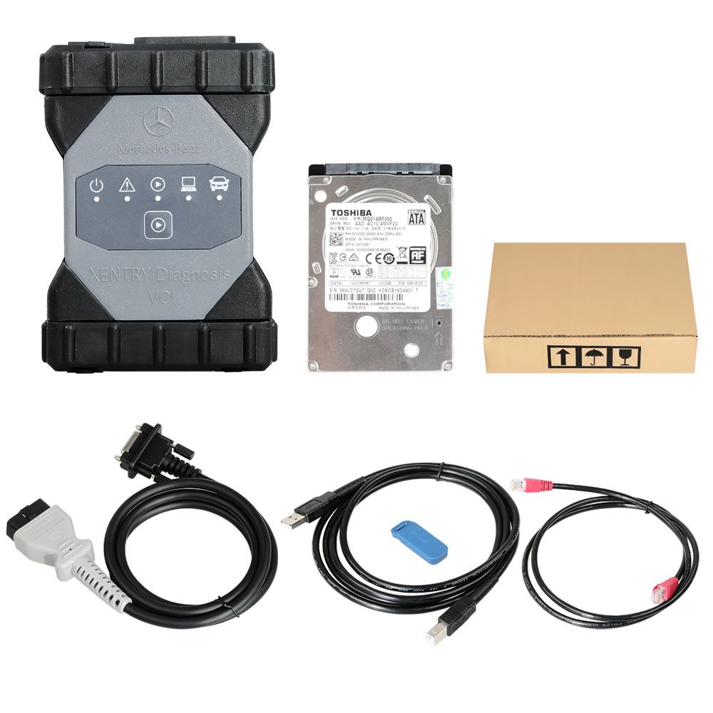 OEM Mercedes Benz C6 DoIP Xentry Diagnosis VCI Multiple with V2019.7 Software Keygen Included