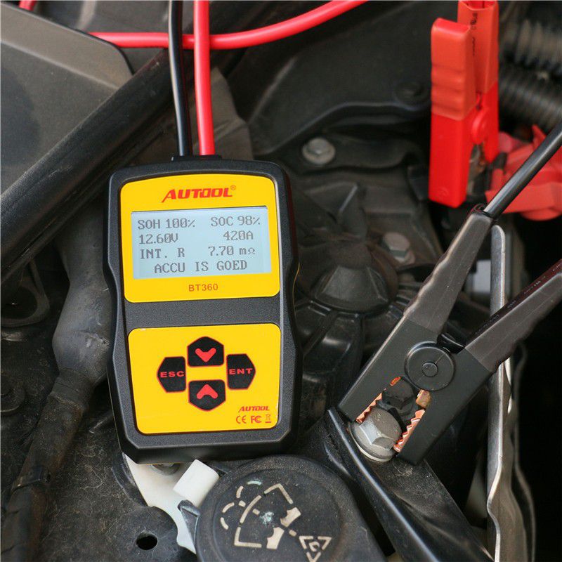 Original AUTOOL BT360  Battery Tester  with Portable Design