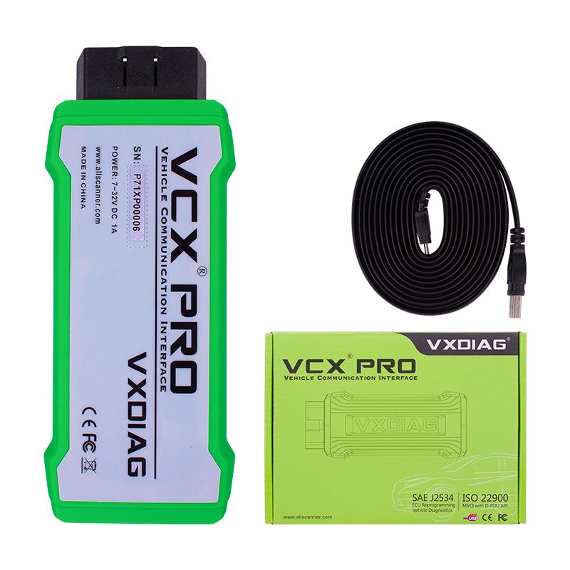 New VXDIAG VCX NANO PRO For GM / FORD / MAZDA / VW / HONDA / VOLVO / TOYOTA / JLR 3 in 1 Auto Diagnostic Tool