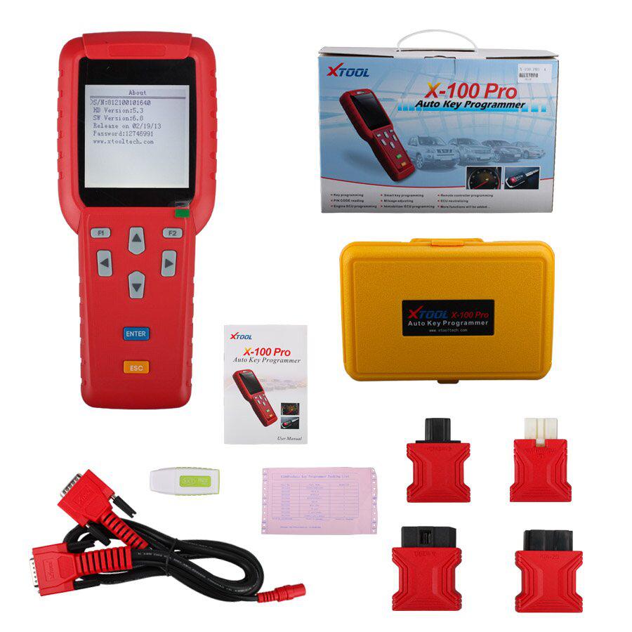 Xtool X100 PRO Auto Key Programmer X100+ Updated Version with EEPROM Adapter