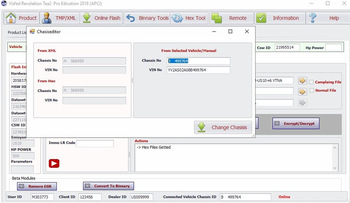 Volvo Intermediate Storage File Encryptor/Decryptor Visfed Revolation Tea2 Professional 2019 (APCI)