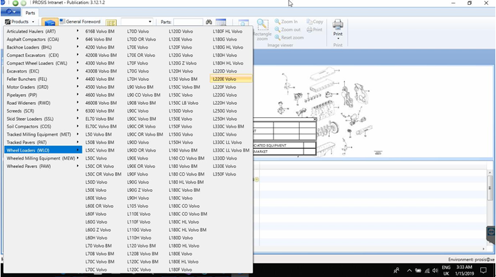 Volvo Prosis 2018 EPC