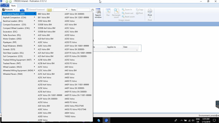 Volvo Prosis 2018 EPC