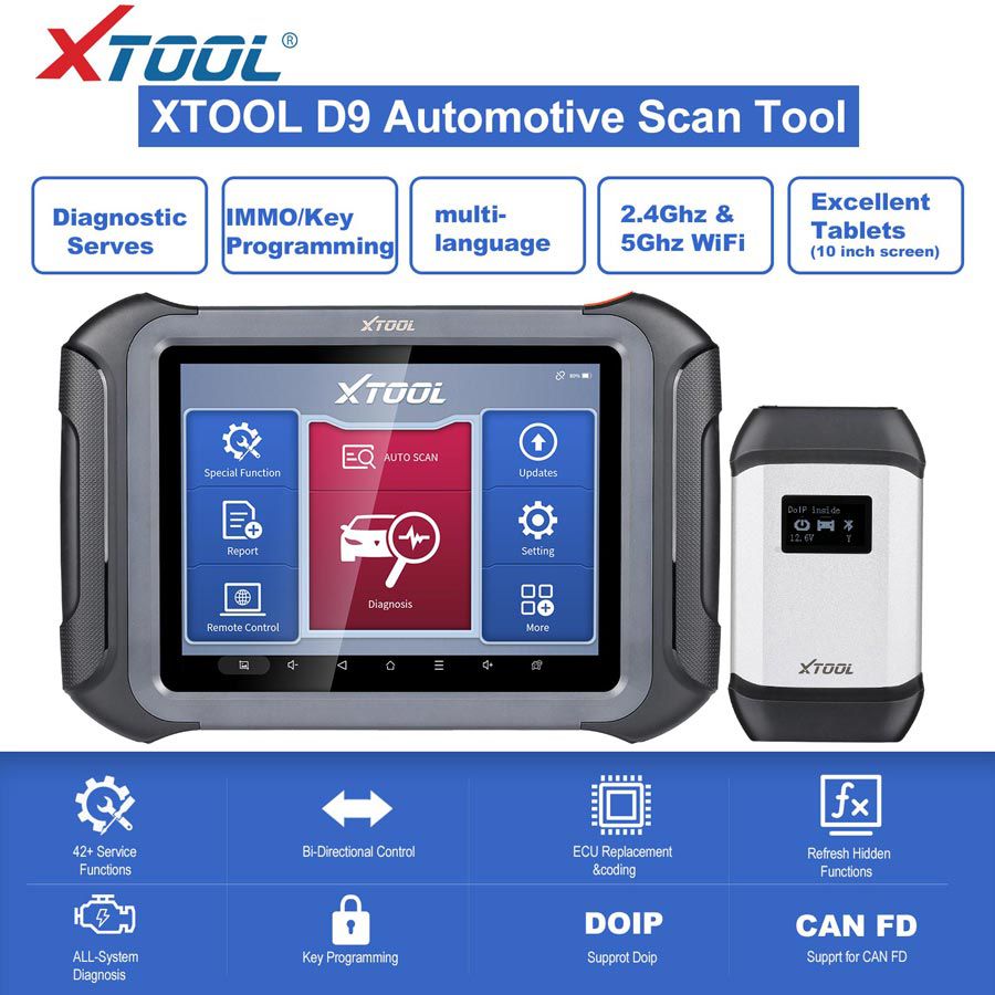 XTOOL D9 Automotive Scan Tool 